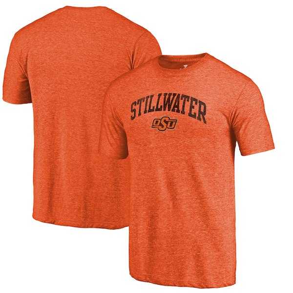 Oklahoma State Cowboys Fanatics Branded Orange Arched City Tri Blend T-Shirt,We sell and wholesale Oklahoma State Cowboys Fanatics Branded Orange Arched City Tri Blend T-Shirt on line form chian!